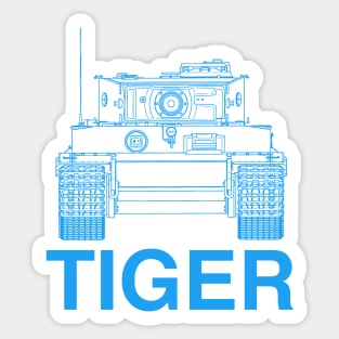 Tiger Tank Sticker